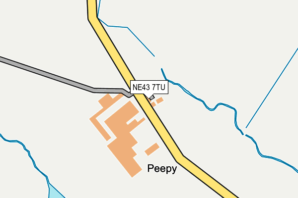 NE43 7TU map - OS OpenMap – Local (Ordnance Survey) NE43 7TU map - OS OpenMap – Local (Ordnance Survey)