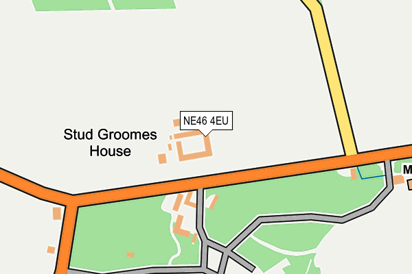 NE46 4EU map - OS OpenMap – Local (Ordnance Survey) NE46 4EU map - OS OpenMap – Local (Ordnance Survey)