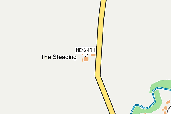 NE46 4RH map - OS OpenMap – Local (Ordnance Survey) NE46 4RH map - OS OpenMap – Local (Ordnance Survey)