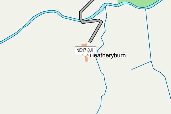 NE47 0JH map - OS OpenMap – Local (Ordnance Survey) NE47 0JH map - OS OpenMap – Local (Ordnance Survey)