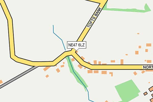 NE47 6LZ map - OS OpenMap – Local (Ordnance Survey) NE47 6LZ map - OS OpenMap – Local (Ordnance Survey)