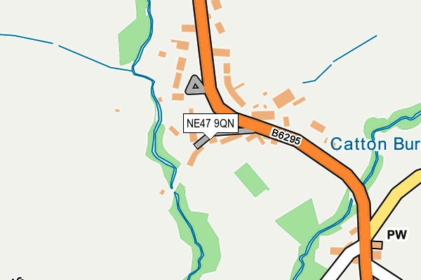 NE47 9QN map - OS OpenMap – Local (Ordnance Survey) NE47 9QN map - OS OpenMap – Local (Ordnance Survey)