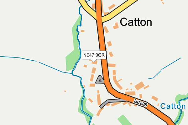 NE47 9QR map - OS OpenMap – Local (Ordnance Survey) NE47 9QR map - OS OpenMap – Local (Ordnance Survey)