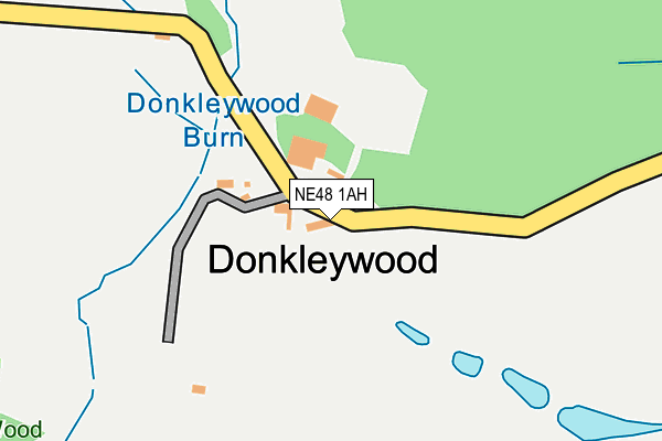 NE48 1AH map - OS OpenMap – Local (Ordnance Survey) NE48 1AH map - OS OpenMap – Local (Ordnance Survey)