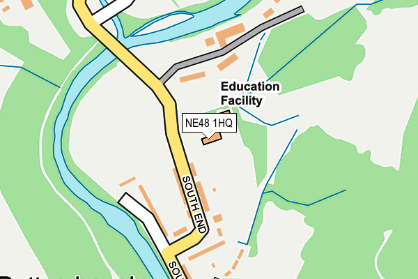 NE48 1HQ map - OS OpenMap – Local (Ordnance Survey) NE48 1HQ map - OS OpenMap – Local (Ordnance Survey)
