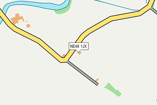 NE48 1JX map - OS OpenMap – Local (Ordnance Survey) NE48 1JX map - OS OpenMap – Local (Ordnance Survey)