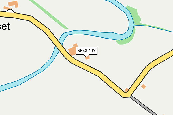 NE48 1JY map - OS OpenMap – Local (Ordnance Survey) NE48 1JY map - OS OpenMap – Local (Ordnance Survey)