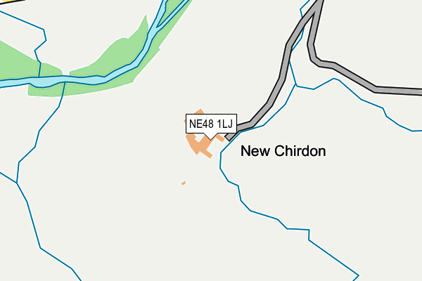 NE48 1LJ map - OS OpenMap – Local (Ordnance Survey) NE48 1LJ map - OS OpenMap – Local (Ordnance Survey)