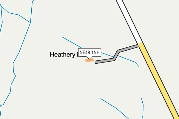 NE48 1NH map - OS OpenMap – Local (Ordnance Survey) NE48 1NH map - OS OpenMap – Local (Ordnance Survey)