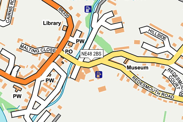 NE48 2BS map - OS OpenMap – Local (Ordnance Survey) NE48 2BS map - OS OpenMap – Local (Ordnance Survey)