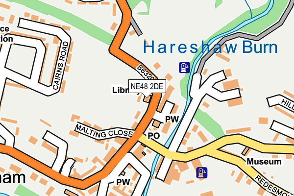 NE48 2DE map - OS OpenMap – Local (Ordnance Survey) NE48 2DE map - OS OpenMap – Local (Ordnance Survey)