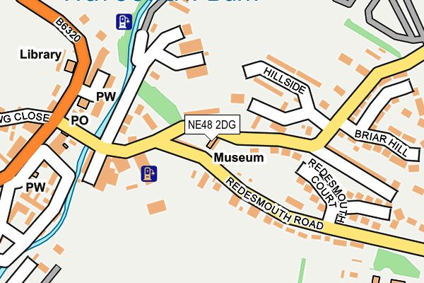 NE48 2DG map - OS OpenMap – Local (Ordnance Survey) NE48 2DG map - OS OpenMap – Local (Ordnance Survey)