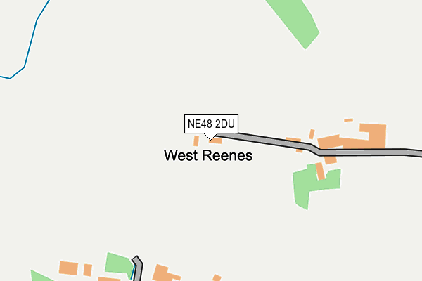 NE48 2DU map - OS OpenMap – Local (Ordnance Survey) NE48 2DU map - OS OpenMap – Local (Ordnance Survey)