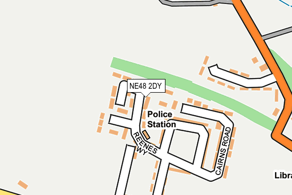 NE48 2DY map - OS OpenMap – Local (Ordnance Survey) NE48 2DY map - OS OpenMap – Local (Ordnance Survey)