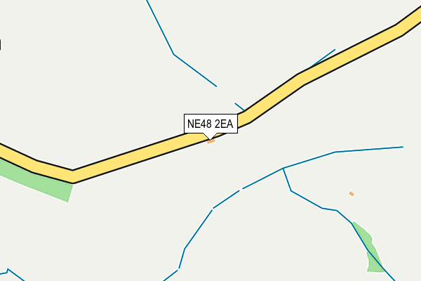 NE48 2EA map - OS OpenMap – Local (Ordnance Survey) NE48 2EA map - OS OpenMap – Local (Ordnance Survey)