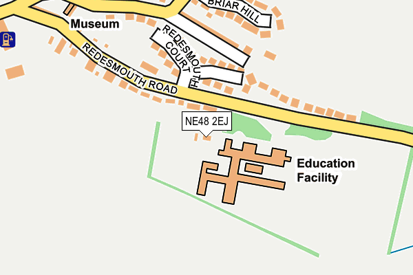 NE48 2EJ map - OS OpenMap – Local (Ordnance Survey) NE48 2EJ map - OS OpenMap – Local (Ordnance Survey)