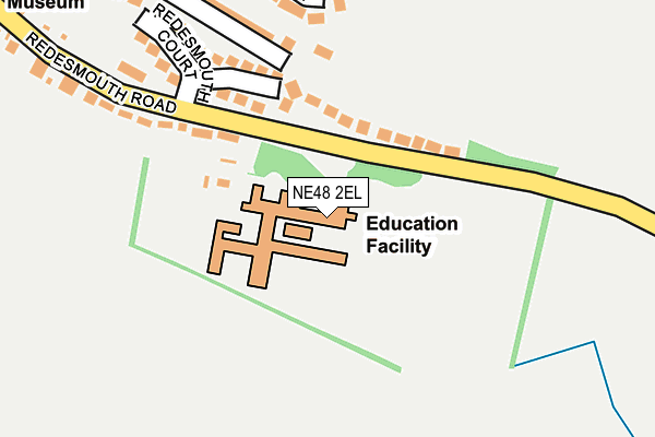 NE48 2EL map - OS OpenMap – Local (Ordnance Survey)