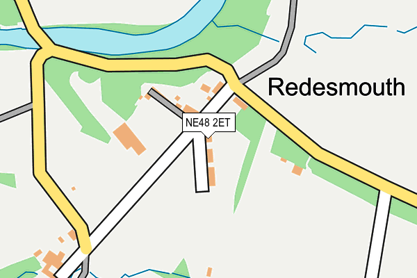 NE48 2ET map - OS OpenMap – Local (Ordnance Survey) NE48 2ET map - OS OpenMap – Local (Ordnance Survey)