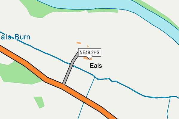 NE48 2HS map - OS OpenMap – Local (Ordnance Survey) NE48 2HS map - OS OpenMap – Local (Ordnance Survey)