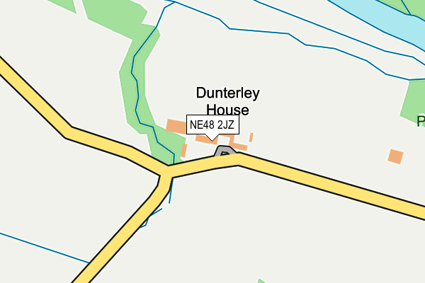 NE48 2JZ map - OS OpenMap – Local (Ordnance Survey) NE48 2JZ map - OS OpenMap – Local (Ordnance Survey)