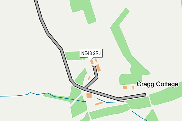 NE48 2RJ map - OS OpenMap – Local (Ordnance Survey) NE48 2RJ map - OS OpenMap – Local (Ordnance Survey)