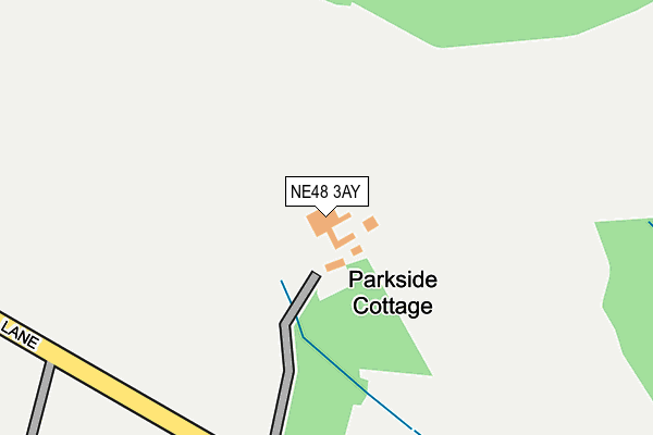 NE48 3AY map - OS OpenMap – Local (Ordnance Survey) NE48 3AY map - OS OpenMap – Local (Ordnance Survey)