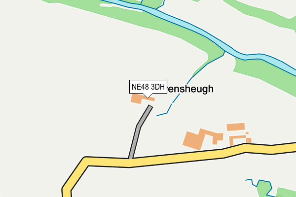 NE48 3DH map - OS OpenMap – Local (Ordnance Survey) NE48 3DH map - OS OpenMap – Local (Ordnance Survey)