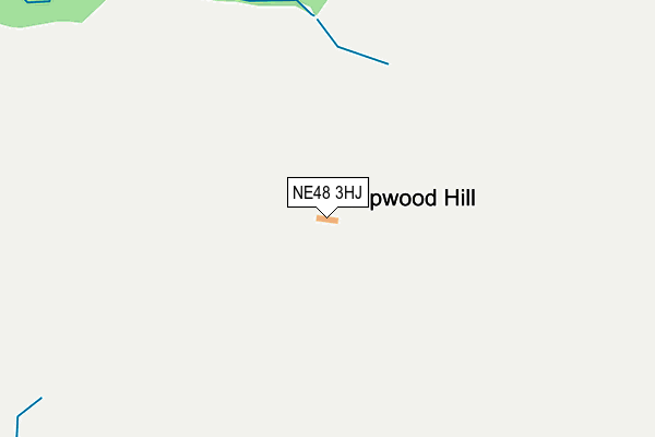 NE48 3HJ map - OS OpenMap – Local (Ordnance Survey) NE48 3HJ map - OS OpenMap – Local (Ordnance Survey)