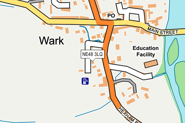 NE48 3LQ map - OS OpenMap – Local (Ordnance Survey) NE48 3LQ map - OS OpenMap – Local (Ordnance Survey)