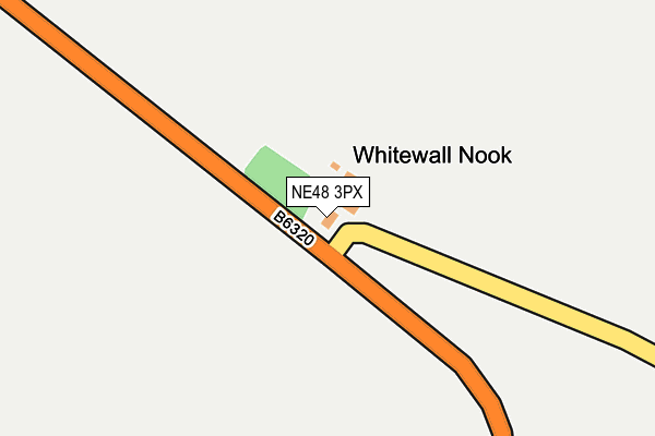 NE48 3PX map - OS OpenMap – Local (Ordnance Survey) NE48 3PX map - OS OpenMap – Local (Ordnance Survey)
