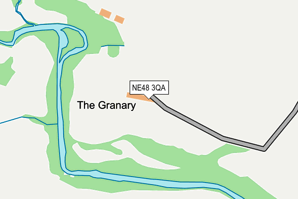 NE48 3QA map - OS OpenMap – Local (Ordnance Survey) NE48 3QA map - OS OpenMap – Local (Ordnance Survey)