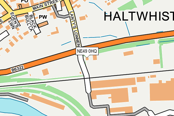 NE49 0HQ map - OS OpenMap – Local (Ordnance Survey) NE49 0HQ map - OS OpenMap – Local (Ordnance Survey)