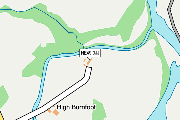 NE49 0JJ map - OS OpenMap – Local (Ordnance Survey) NE49 0JJ map - OS OpenMap – Local (Ordnance Survey)