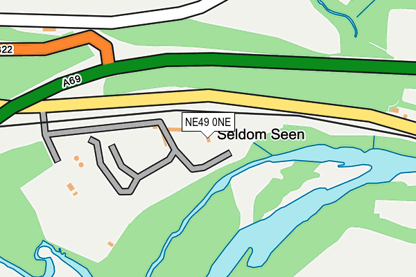 NE49 0NE map - OS OpenMap – Local (Ordnance Survey) NE49 0NE map - OS OpenMap – Local (Ordnance Survey)
