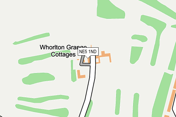 NE5 1ND map - OS OpenMap – Local (Ordnance Survey) NE5 1ND map - OS OpenMap – Local (Ordnance Survey)