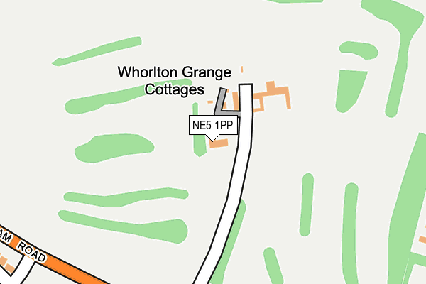 NE5 1PP map - OS OpenMap – Local (Ordnance Survey) NE5 1PP map - OS OpenMap – Local (Ordnance Survey)