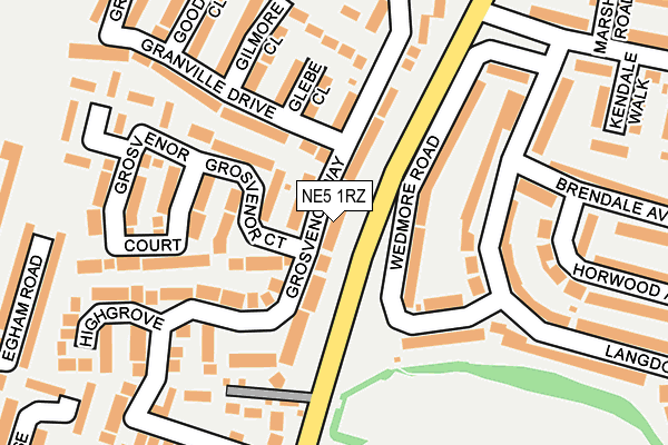 NE5 1RZ map - OS OpenMap – Local (Ordnance Survey) NE5 1RZ map - OS OpenMap – Local (Ordnance Survey)