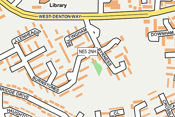NE5 2NH map - OS OpenMap – Local (Ordnance Survey) NE5 2NH map - OS OpenMap – Local (Ordnance Survey)