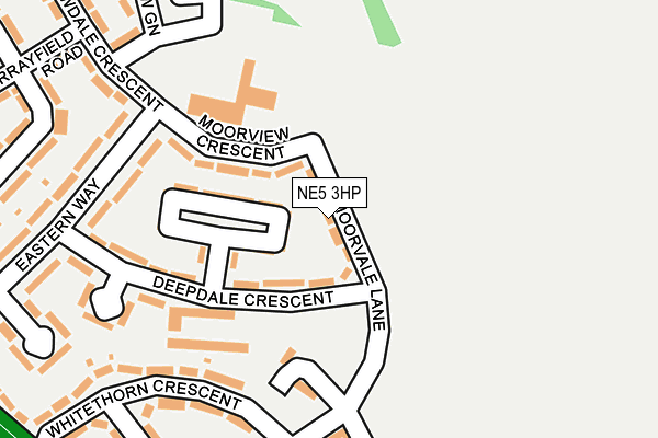 NE5 3HP map - OS OpenMap – Local (Ordnance Survey) NE5 3HP map - OS OpenMap – Local (Ordnance Survey)