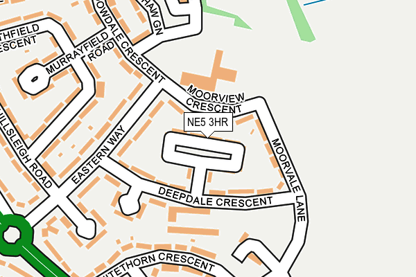 NE5 3HR map - OS OpenMap – Local (Ordnance Survey) NE5 3HR map - OS OpenMap – Local (Ordnance Survey)