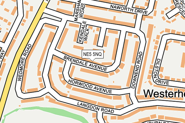NE5 5NQ map - OS OpenMap – Local (Ordnance Survey) NE5 5NQ map - OS OpenMap – Local (Ordnance Survey)