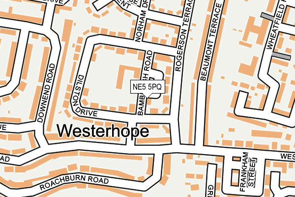 NE5 5PQ map - OS OpenMap – Local (Ordnance Survey) NE5 5PQ map - OS OpenMap – Local (Ordnance Survey)