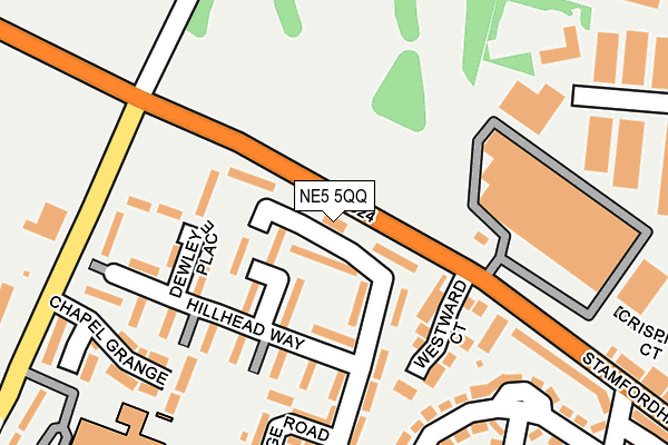 NE5 5QQ map - OS OpenMap – Local (Ordnance Survey) NE5 5QQ map - OS OpenMap – Local (Ordnance Survey)