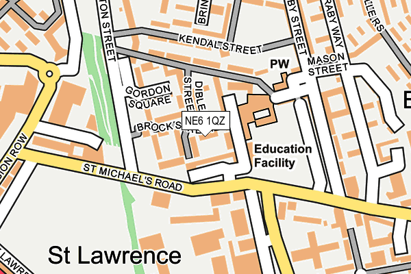 NE6 1QZ map - OS OpenMap – Local (Ordnance Survey) NE6 1QZ map - OS OpenMap – Local (Ordnance Survey)