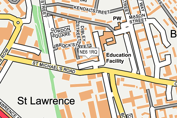 NE6 1RQ map - OS OpenMap – Local (Ordnance Survey) NE6 1RQ map - OS OpenMap – Local (Ordnance Survey)