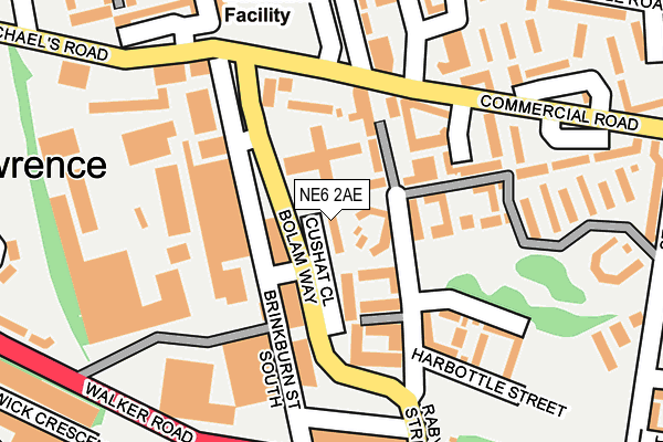 NE6 2AE map - OS OpenMap – Local (Ordnance Survey) NE6 2AE map - OS OpenMap – Local (Ordnance Survey)