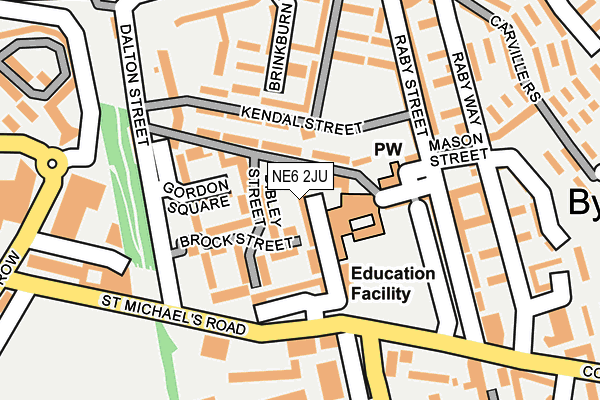 NE6 2JU map - OS OpenMap – Local (Ordnance Survey) NE6 2JU map - OS OpenMap – Local (Ordnance Survey)
