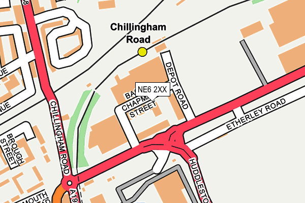 NE6 2XX map - OS OpenMap – Local (Ordnance Survey) NE6 2XX map - OS OpenMap – Local (Ordnance Survey)