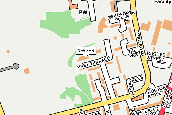 NE6 3HR map - OS OpenMap – Local (Ordnance Survey) NE6 3HR map - OS OpenMap – Local (Ordnance Survey)