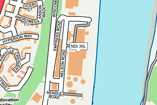 NE6 3NL map - OS OpenMap – Local (Ordnance Survey) NE6 3NL map - OS OpenMap – Local (Ordnance Survey)